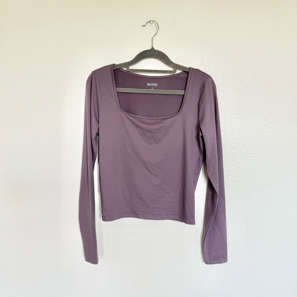Hollister Long Sleeve Square Neck Tee